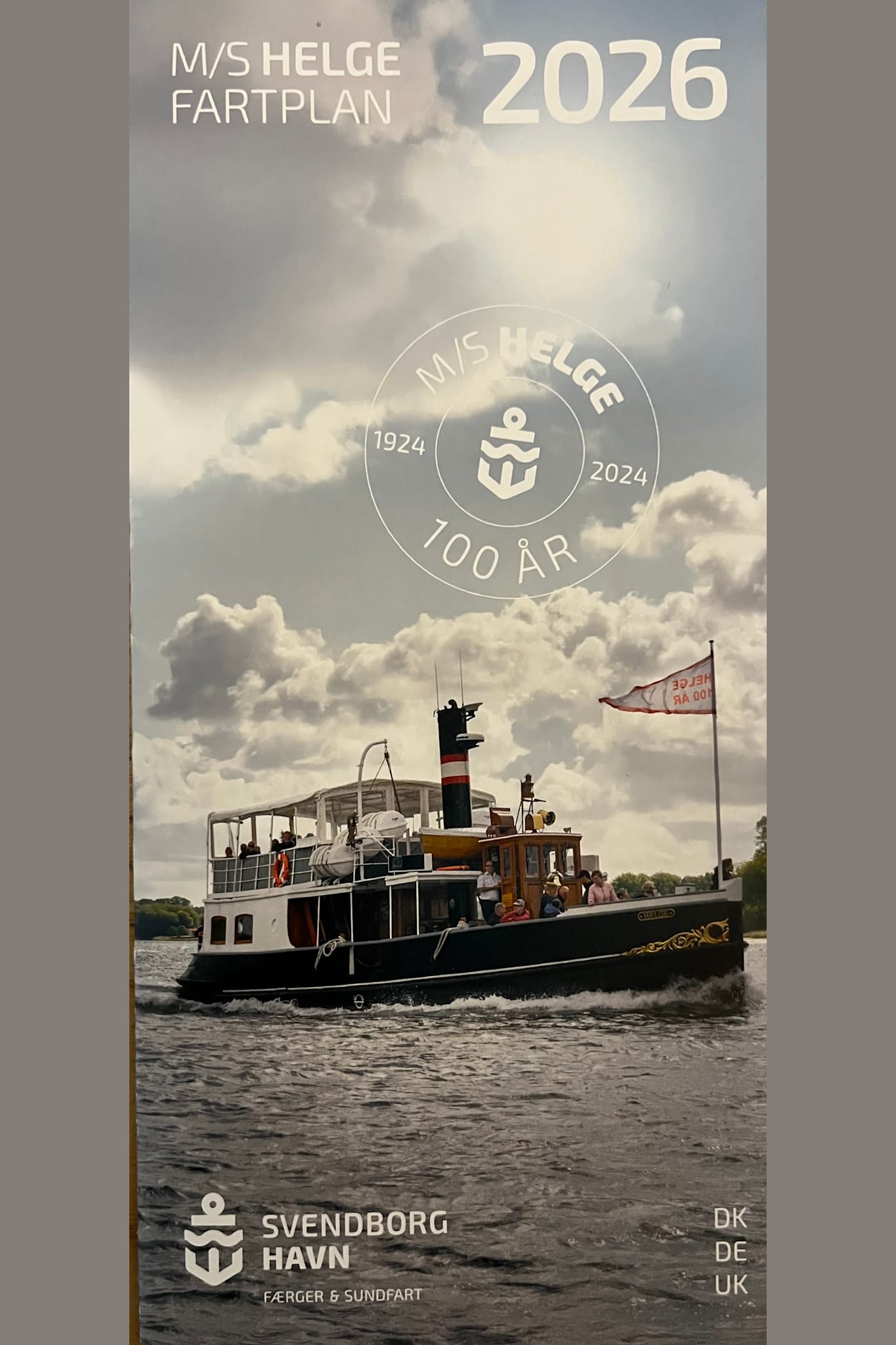 M/S Helge - Fartplan Svendborgsund (DK, UK, DE