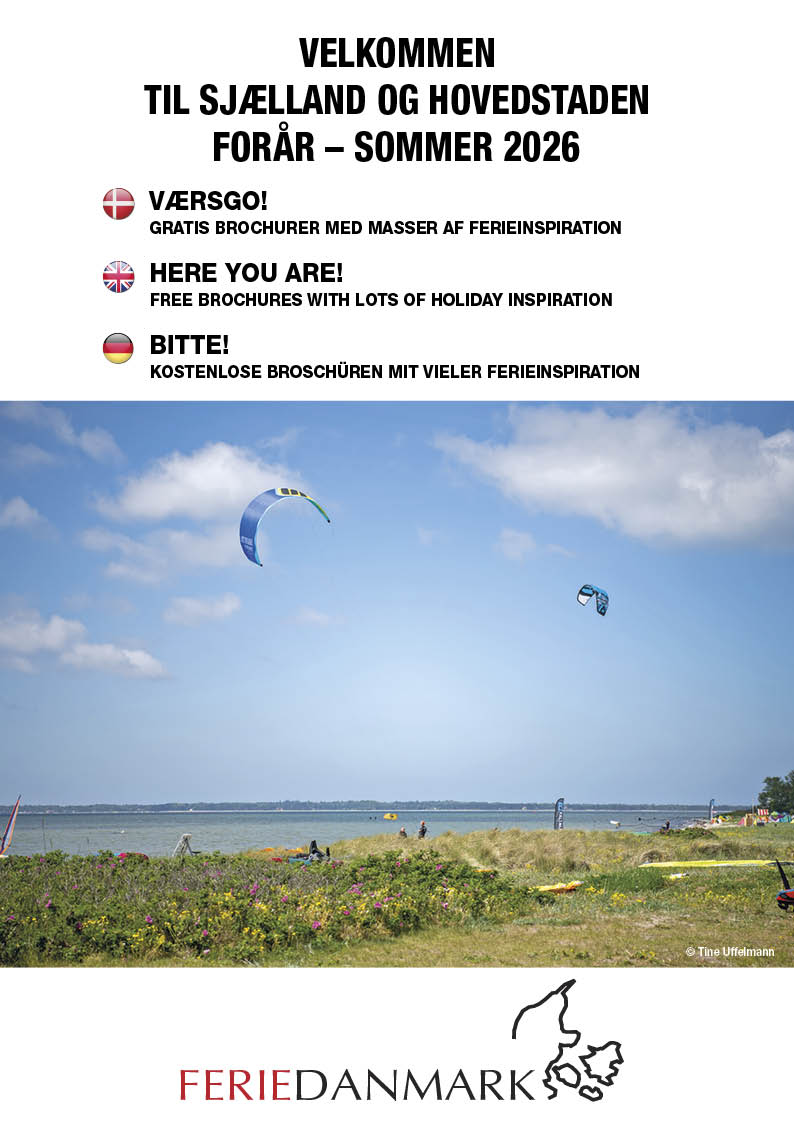 Velkomstpakke SJÆLLAND & KØBENHAVN - FORÅR-SOMMER (DK, UK, DE)